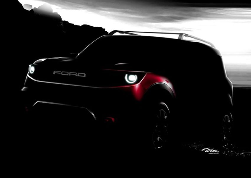 Ford divulga primeiro “teaser” do seu futuro SUV inspirado no Mustang