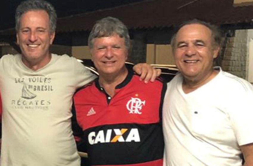 Wagner Oliveira recebe presidente do Flamengo