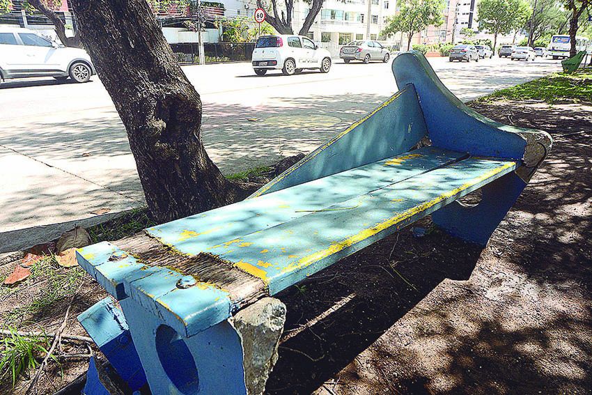Calçadão da 13, cartão-postal abandonado