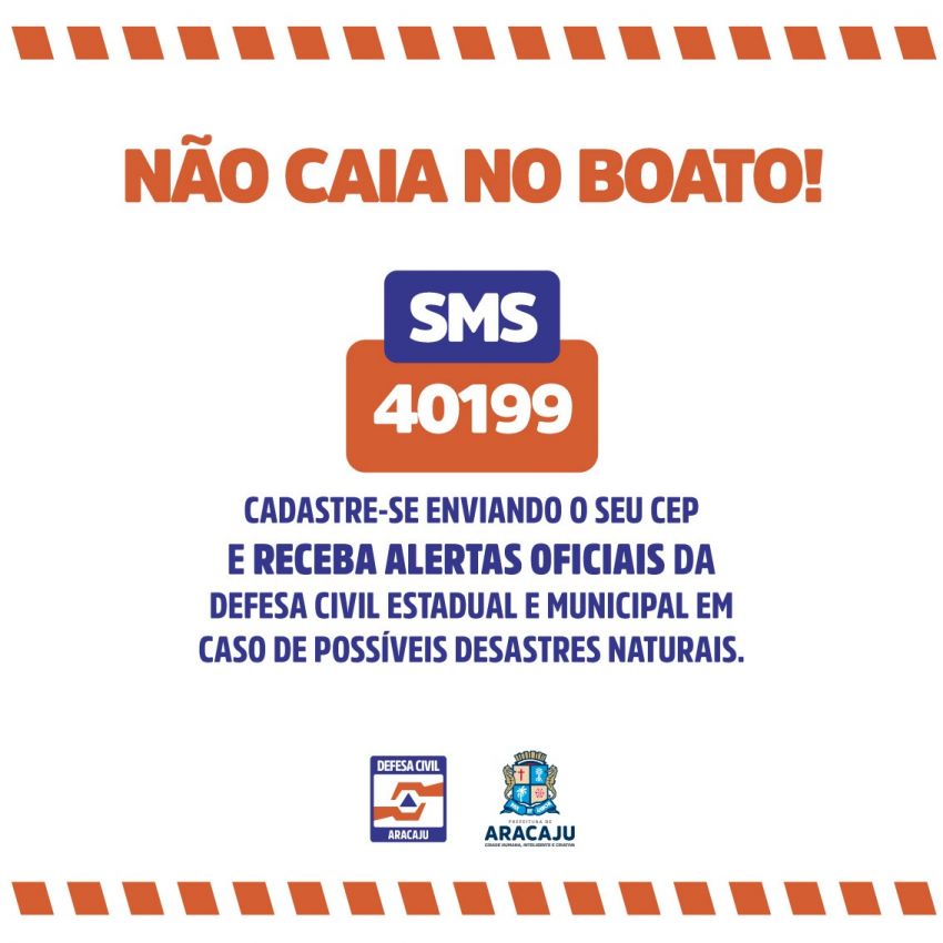 Serviço de alerta por SMS 40199 ultrapassa 18 mil cadastros em Aracaju