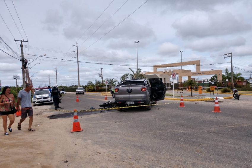 Motociclista morre após colisão na Rodovia dos Náufragos