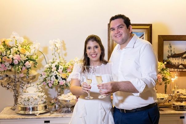 O chique noivado de Natália Monteiro e Nelson Andrade