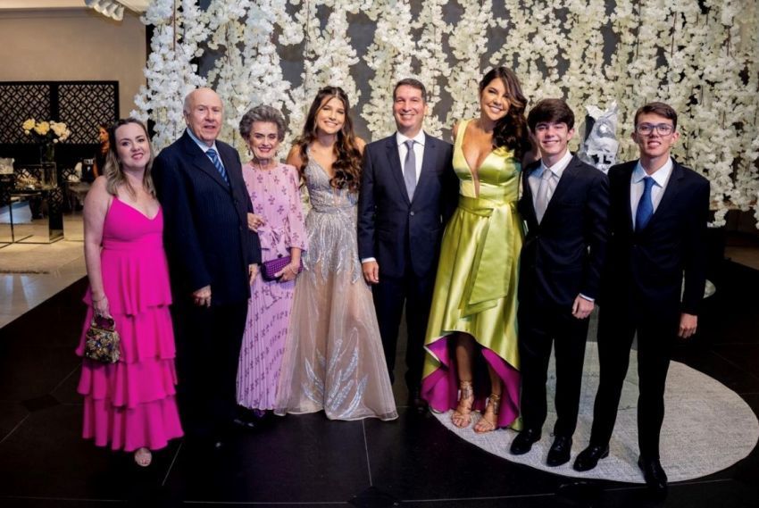 A bela festa de 15 anos de Natália Lima Sobral