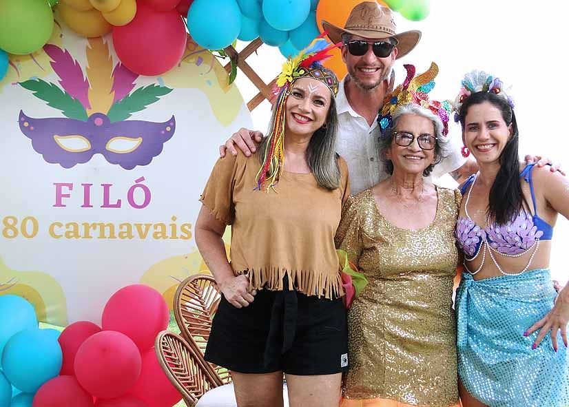 Maria Filomena Araújo Melo celebrou seus 80 anos