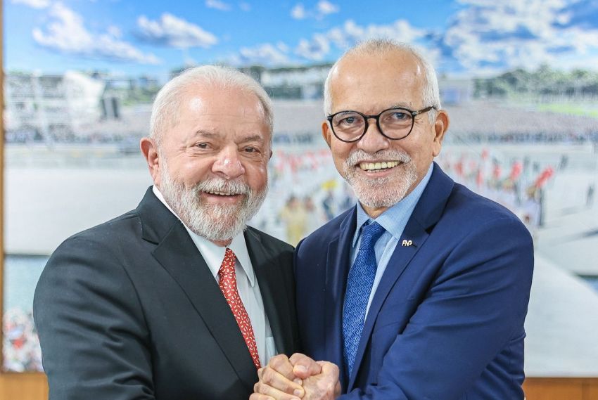 Prefeito Edvaldo se reúne com o presidente Lula