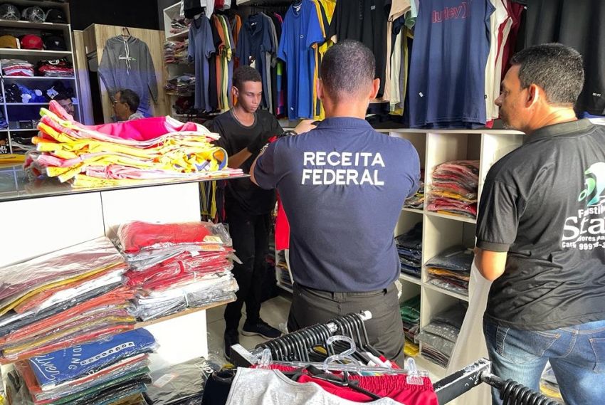 Receita Federal realiza operação de combate ao contrabando