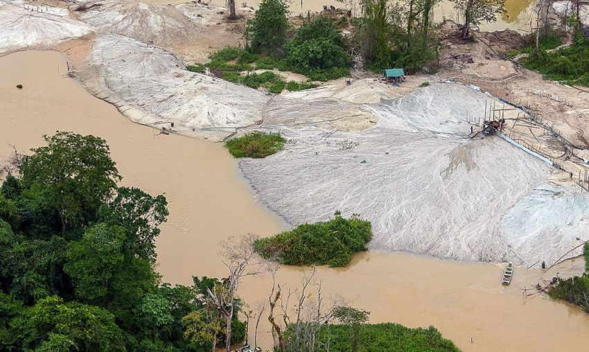Garimpo de ouro na Amazônia cresceu mais de 90%