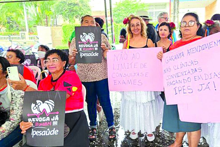 Funcionalismo público protesta contra aumento no Ipesaúde