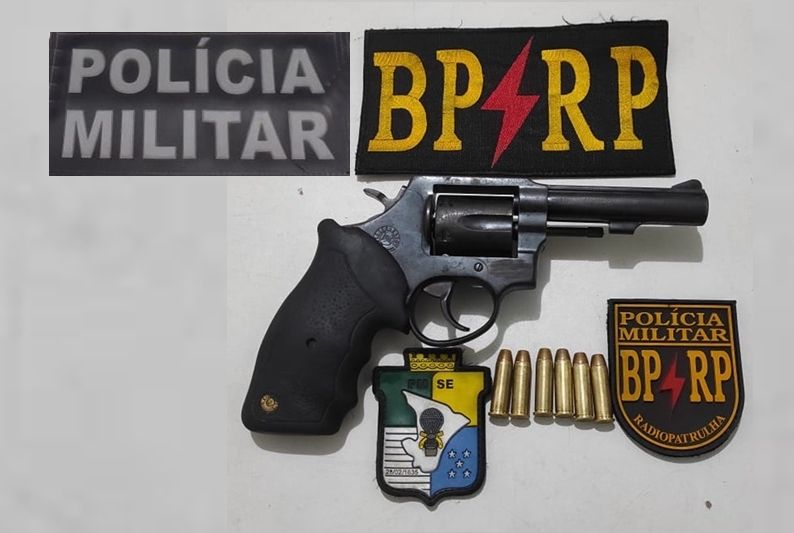 PM apreende arma de fogo em São Cristóvão