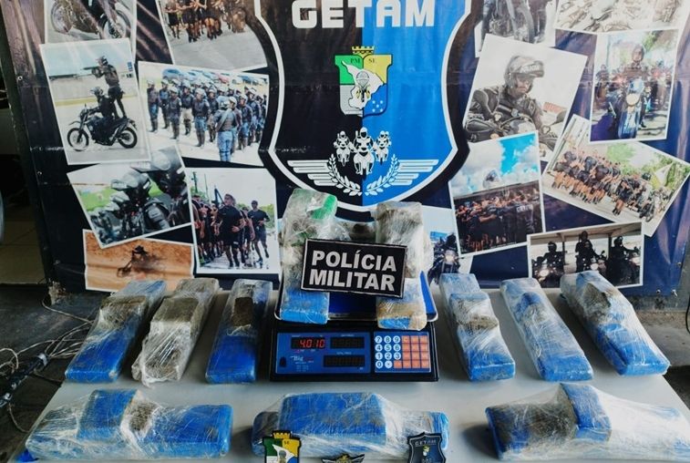 Polícia Militar apreende 4 kg de maconha em Nossa Senhora do Socorro