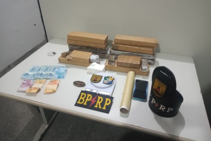 Polícia Militar apreende mais de 10kg de maconha em Nossa Senhora do Socorro