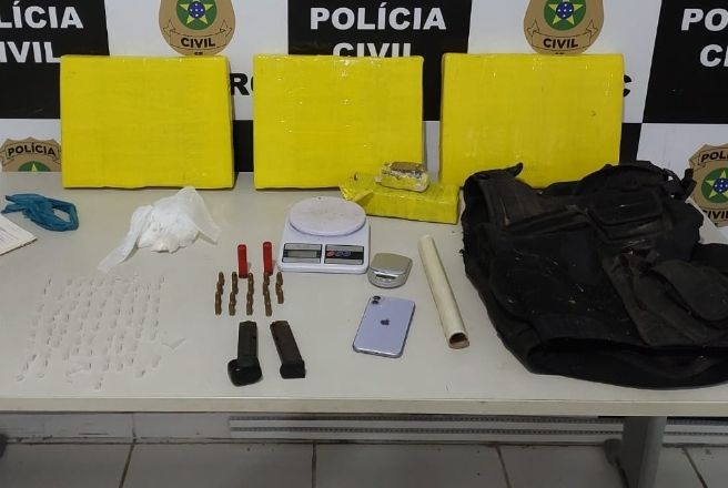 Polícia Civil apreende 13kg de maconha em Areia Branca