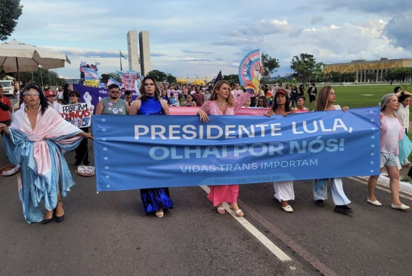 Linda Brasil participa de agendas em Brasília em alusão à Semana da Visibilidade Trans