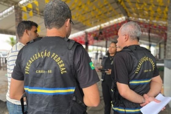 Crea-SE fiscaliza montagem de estruturas em municípios sergipanos