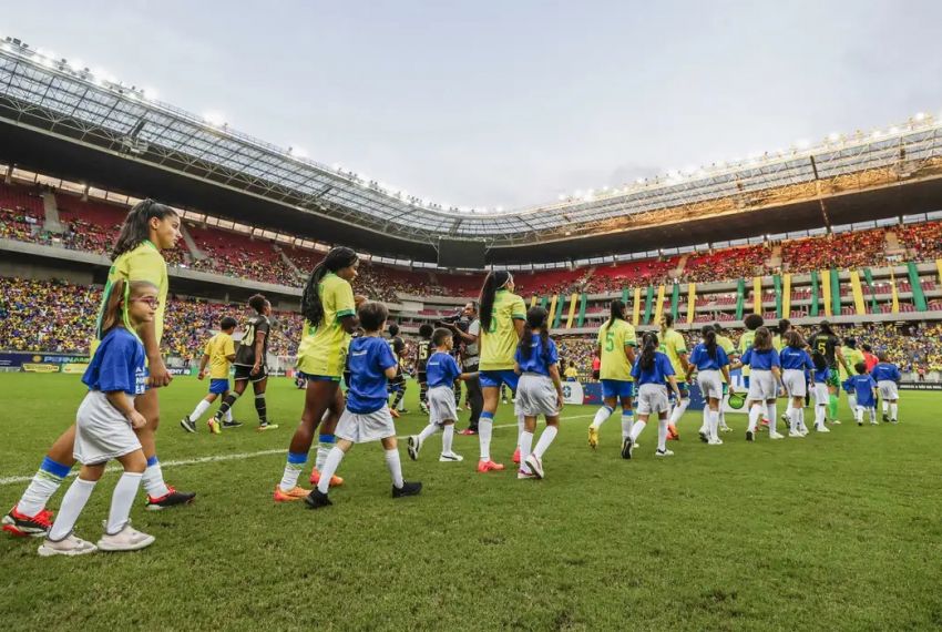 Amistoso feminino Brasil X Jamaica será transmitido na TV Brasil nesta terça