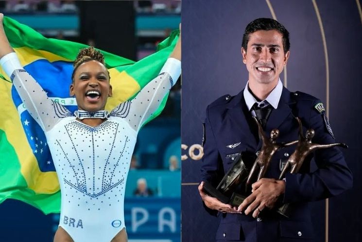 Rebeca Andrade e Caio Bonfim são destaques do Prêmio Brasil Olímpico