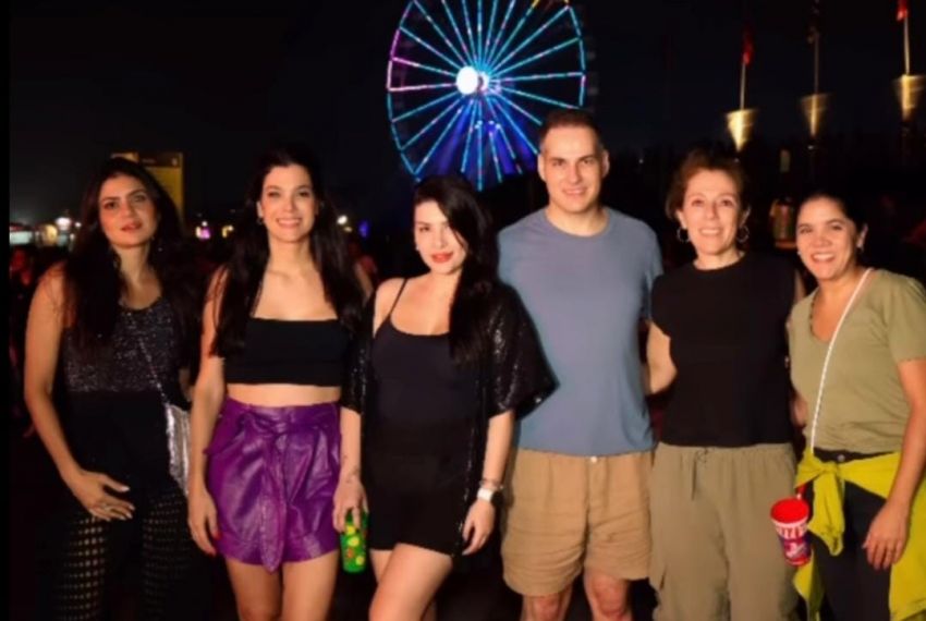 As manas Thais e Bianca Britto curtiram festival