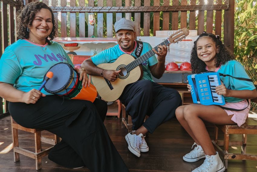 Grupo musical JYNgle comandará evento cultural para crianças