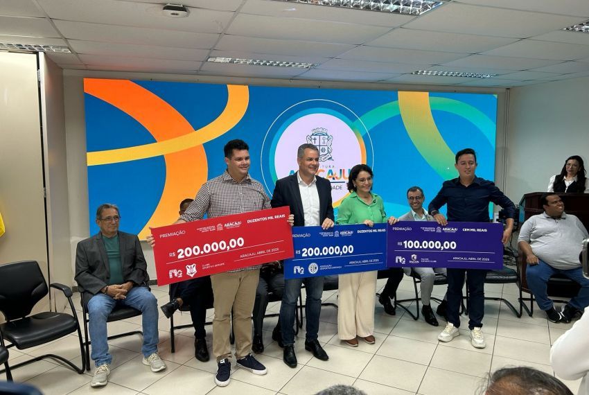 Prefeitura de Aracaju repassa R$ 500 mil a clubes sergipanos