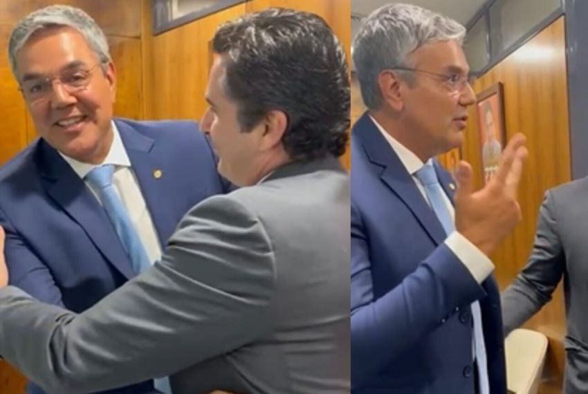 Sérgio Reis e Gustinho Ribeiro juntos em Brasília