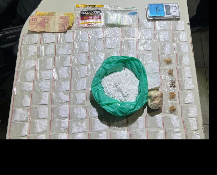 Ação conjunta prende suspeito de tráfico e apreende drogas em Lagarto