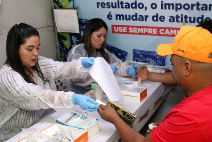 Oferta de testes rápidos de IST/Aids seguem em julho na Vila do Forró