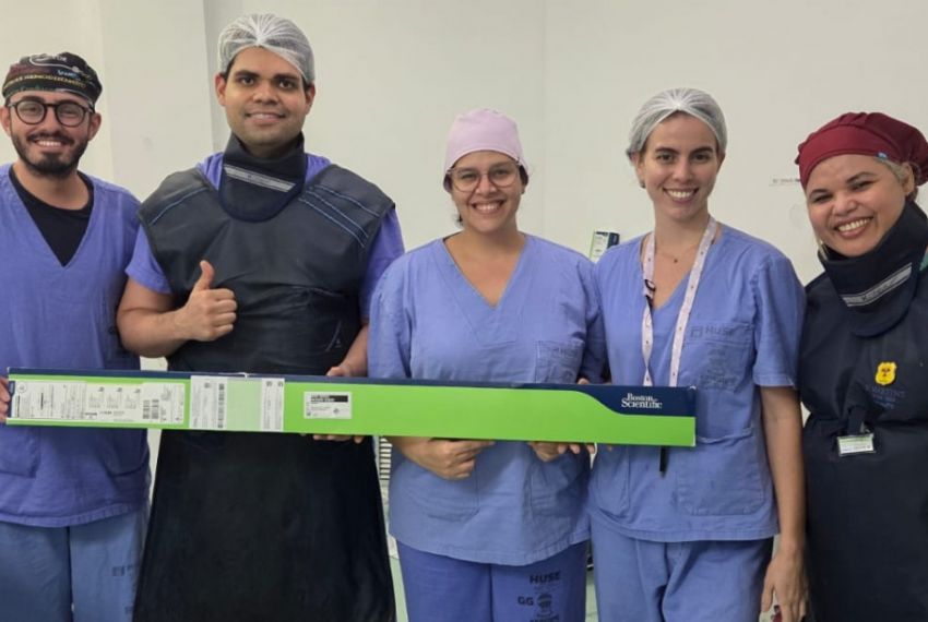 Huse faz procedimento inédito em paciente oncológico