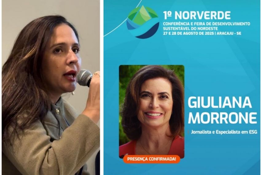 Secretária Deborah Menezes Dias recebe Giuliana Morrone em Sergipe