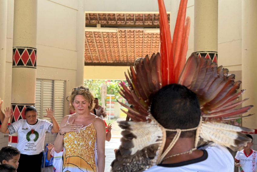 Linda Brasil visita aldeia Xokó e reforça compromisso com a comunidade
