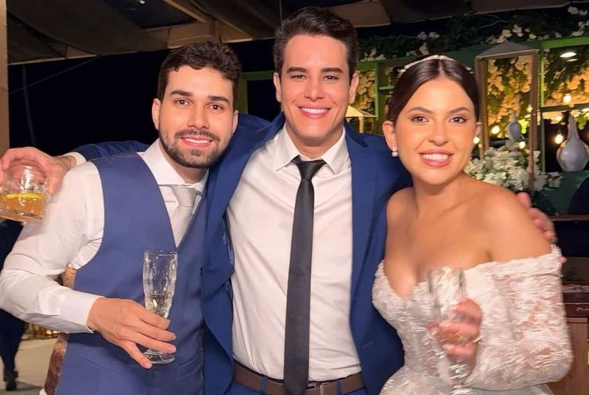 Kassiele Menezes e  Alan Blendo celebraram o amor