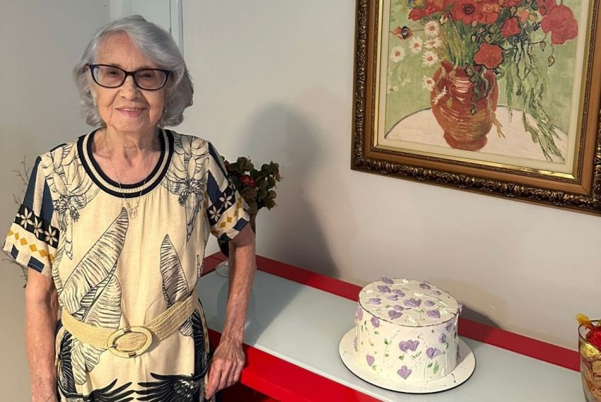 Nelita Gomes celebrou 91 anos