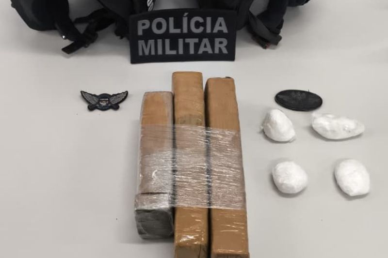 Casal é preso com 2 kg de drogas em Nossa Senhora do Socorro
