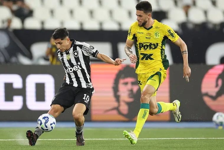 Botafogo abre três gols, mas Mirassol arranca empate fora de casa
