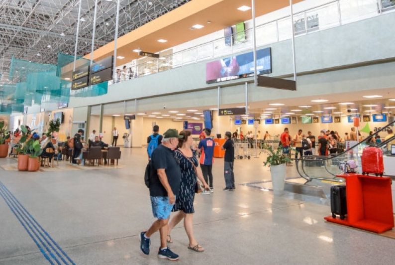 Sergipe registra aumento de 7,2% no fluxo de passageiros no aeroporto