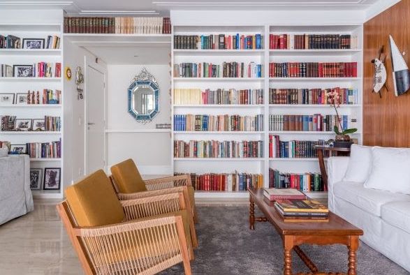 Quando a arquitetura de interiores abraça a paixão por livros