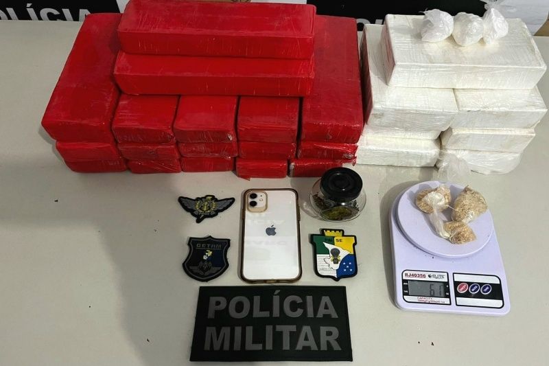 PMSE apreende mais de 19 kg de drogas durante patrulhamento