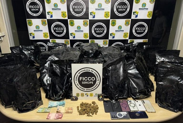 Ficco/SE apreende carregamento de droga em Sergipe