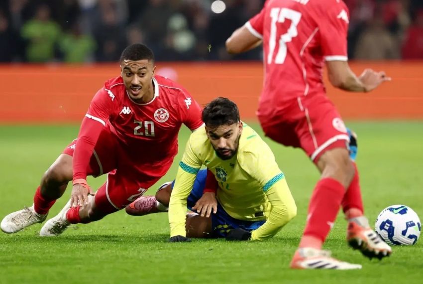 Paquetá perde pênalti, e Brasil empata com a Tunísia com gol de Estêvão