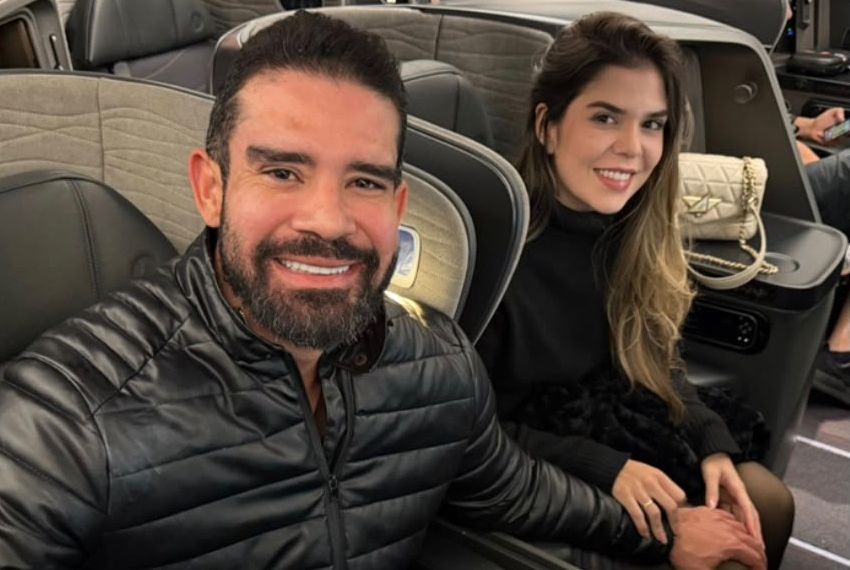 Marlon Batista celebra seu aniversário ao lado da namorada