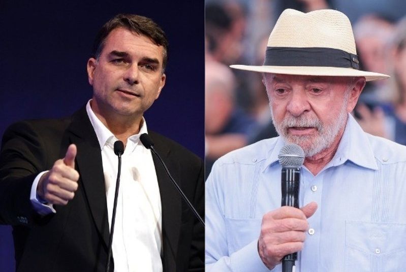 Lula lidera contra Flávio, mas vantagem cai no 2º turno