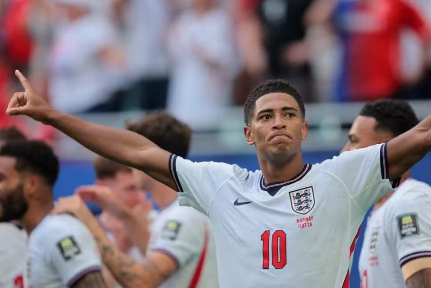 Bellingham decide para Inglaterra e ressurge em 2026