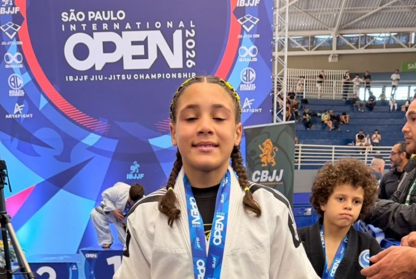 Aracajuana Mamá Marrenta é bronze no Open Internacional de Jiu-Jítsu