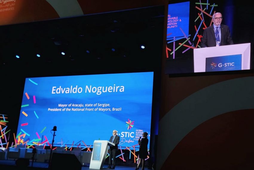 Em Dubai, Edvaldo defende protagonismo das cidades no enfrentamento à pandemia