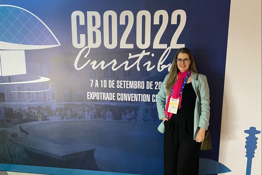Érika Góis participa de congresso em Curitiba