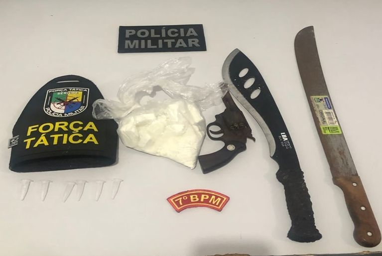 Polícia Militar prende homem por suspeita de tráfico em Lagarto
