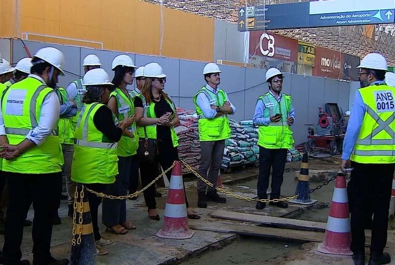 Governador e secretários visitam obras do Aeroporto de Aracaju