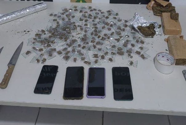 Denarc prende em flagrante quatro suspeitos de tráfico de drogas em São Cristóvão