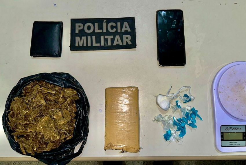 Polícia Militar prende suspeito por tráfico de drogas e corrupção ativa em São Cristóvão