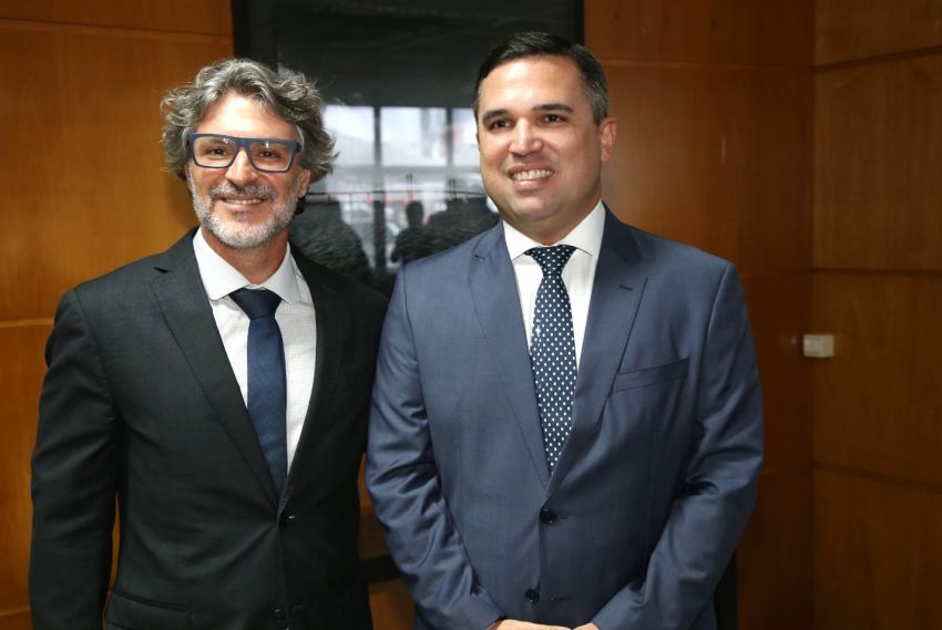 Rodrigo Castelli participou da posse de Felizolla