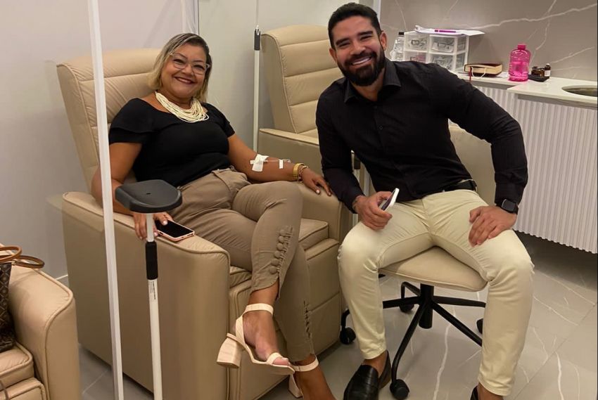 O atuante médico Marlon Batista